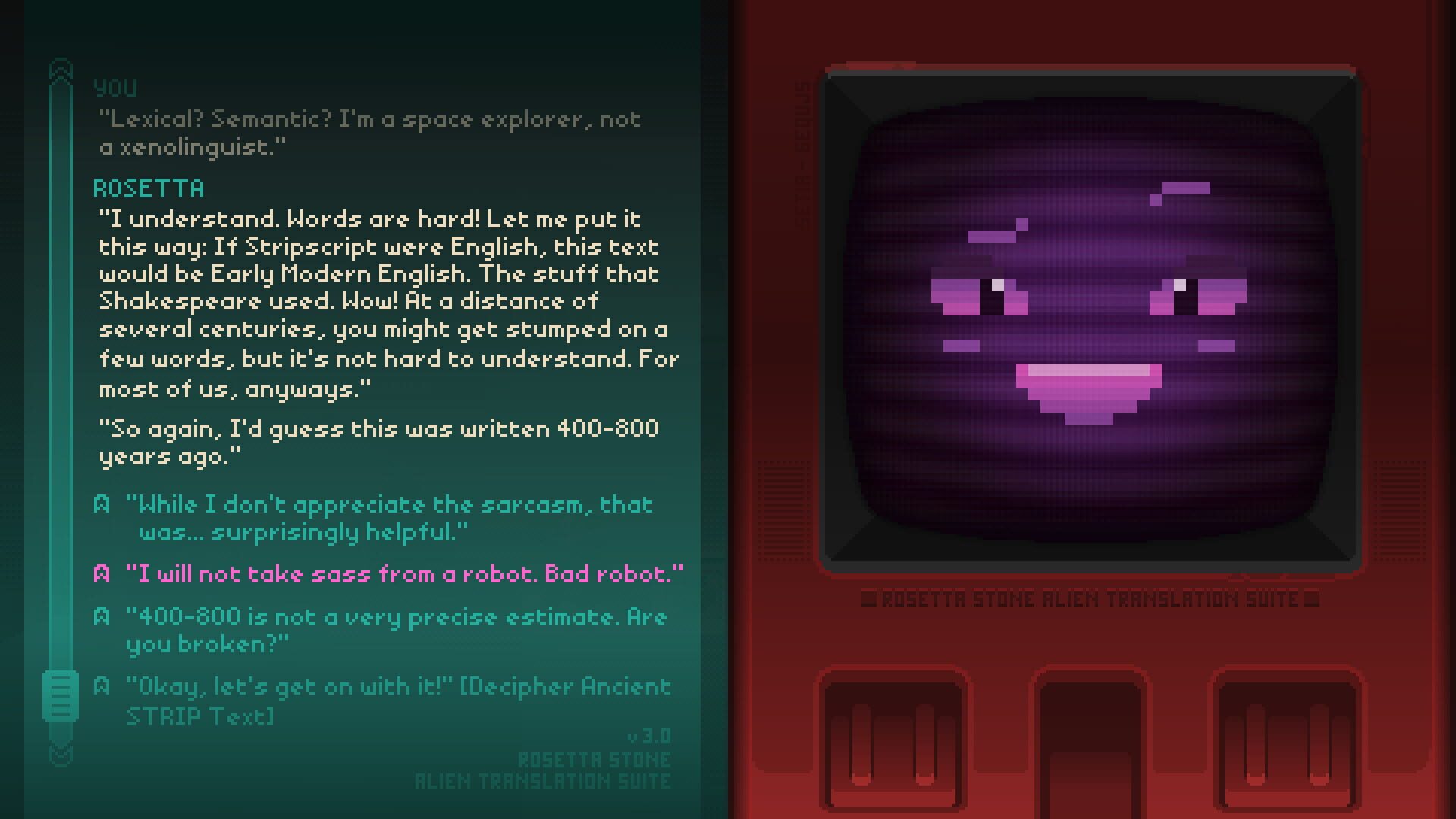 Rosetia: A First Contact Simulation - Screenshot