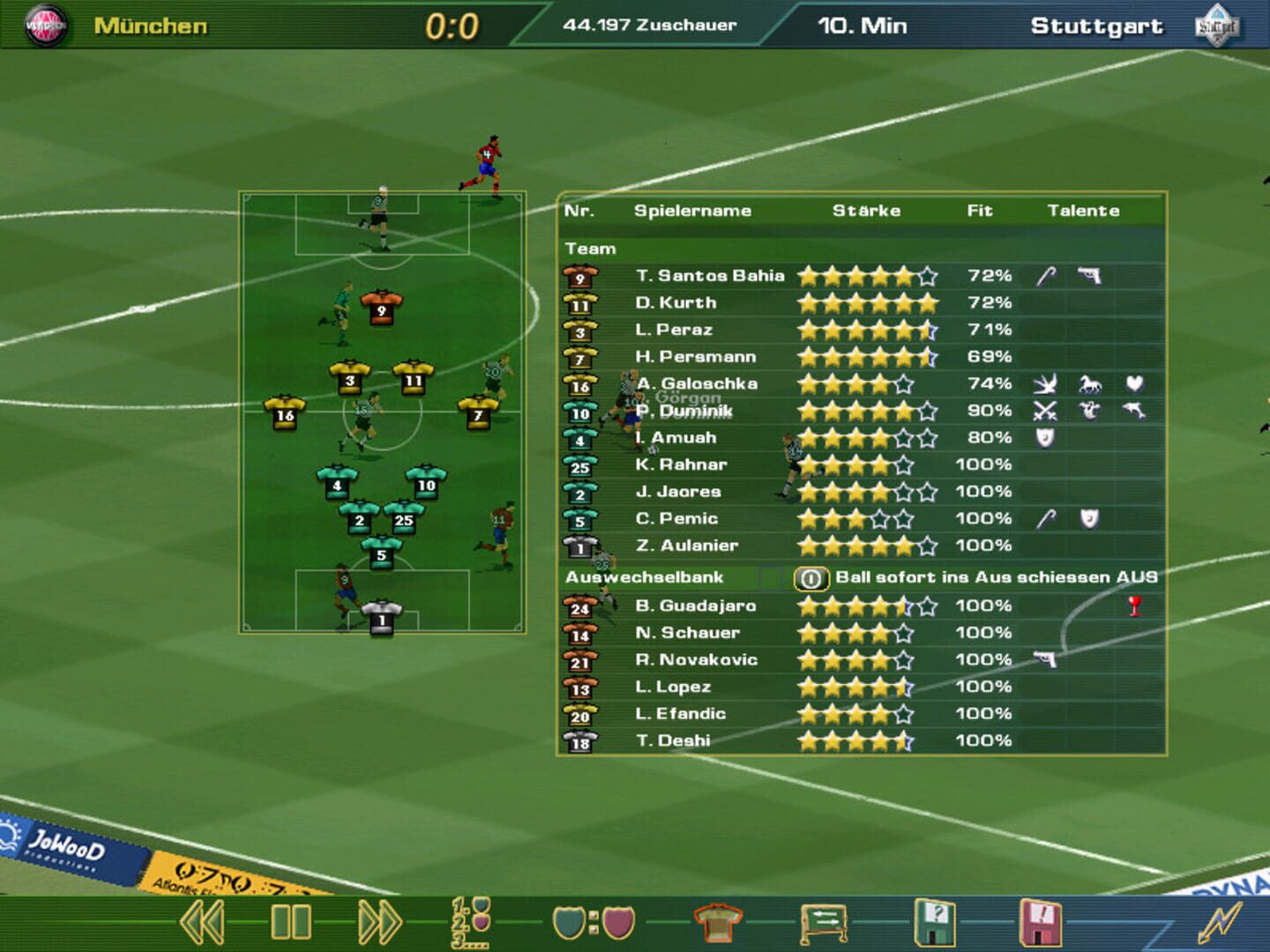Team Manager - Screenshot