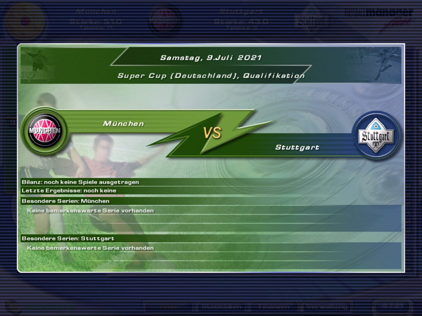 Team Manager - Screenshot