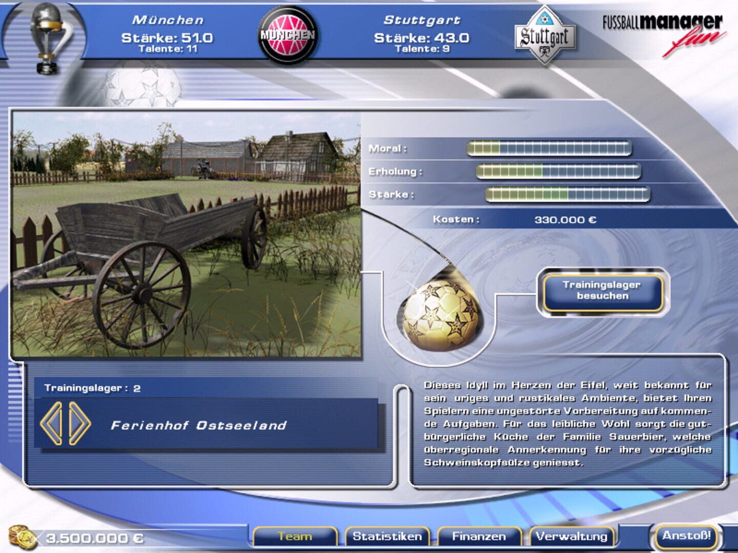 Team Manager - Screenshot