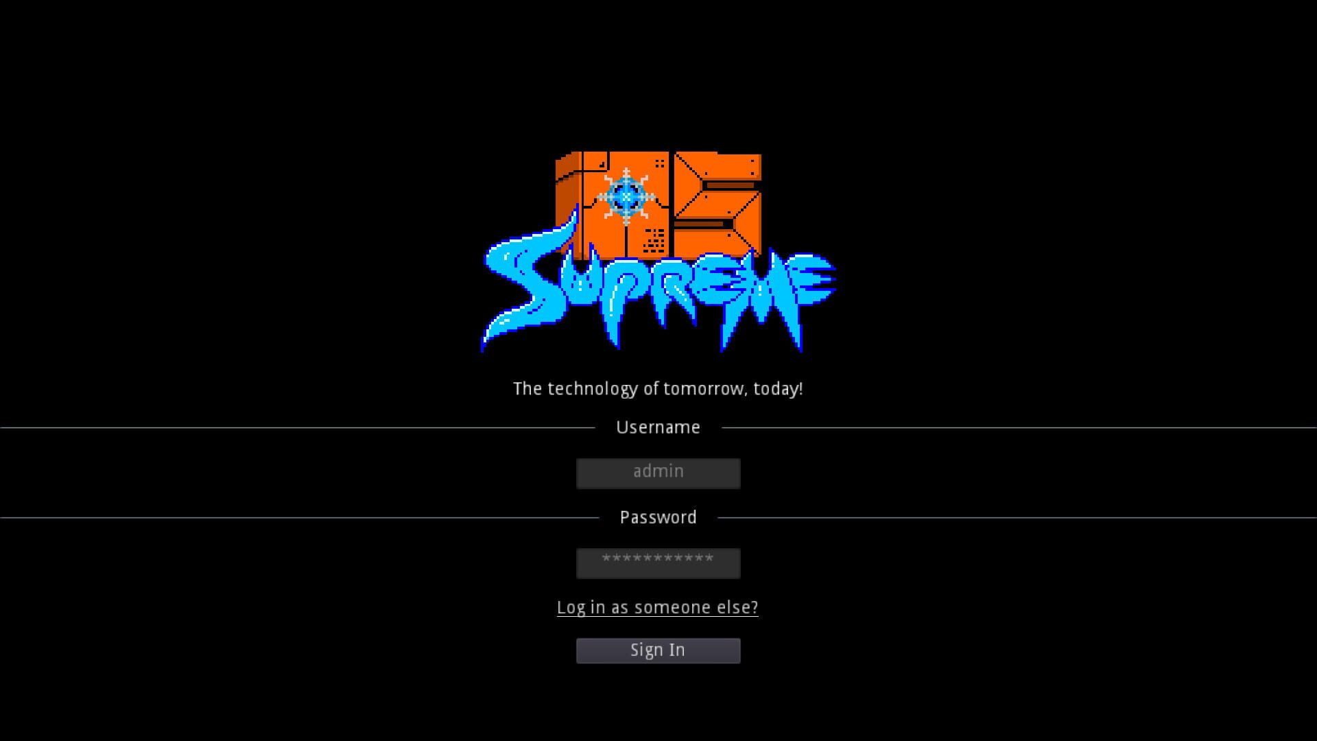 Supreme OS - Screenshot