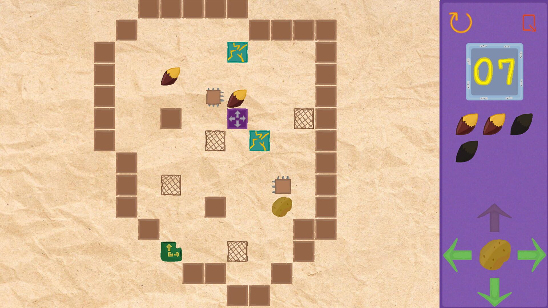 Maze of the Gamja - Screenshot