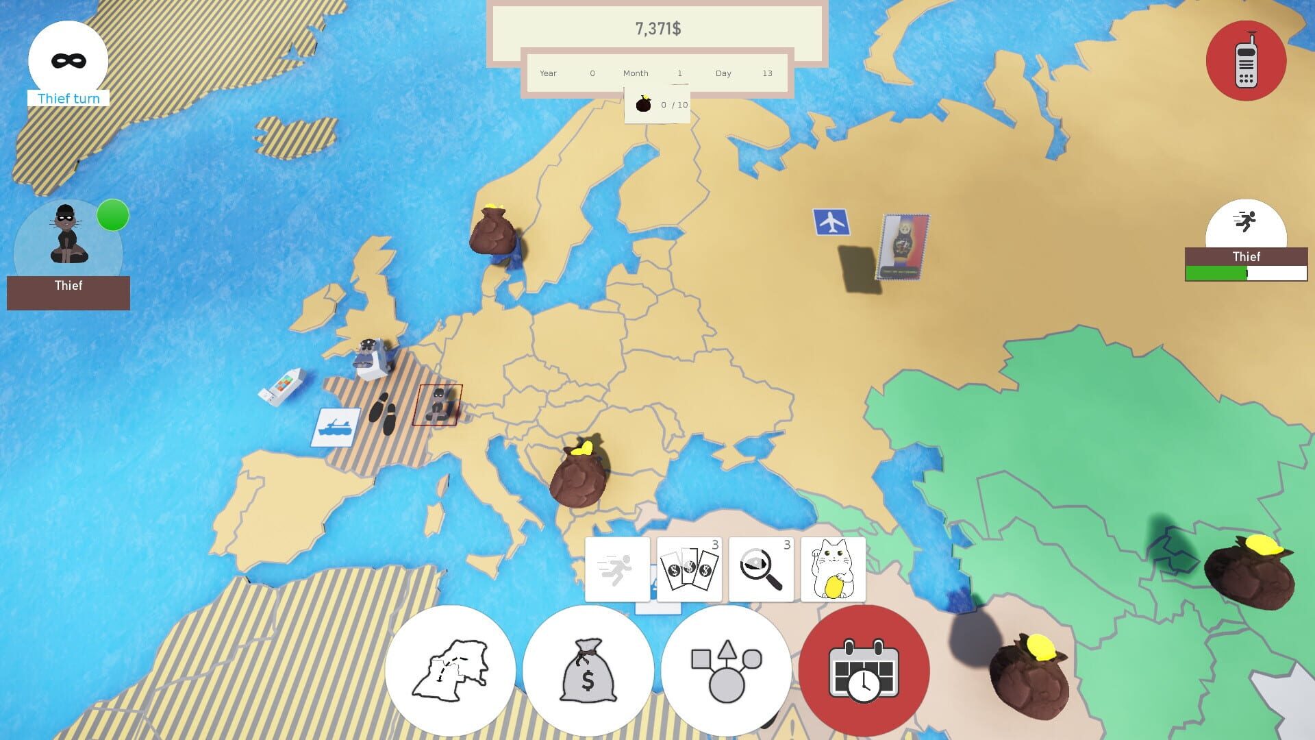 Chased Around the World - Screenshot