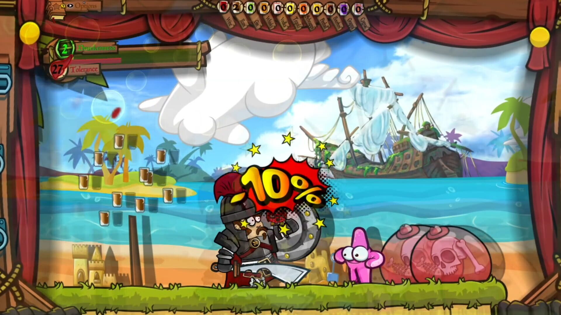 One Drunken Knight - Screenshot