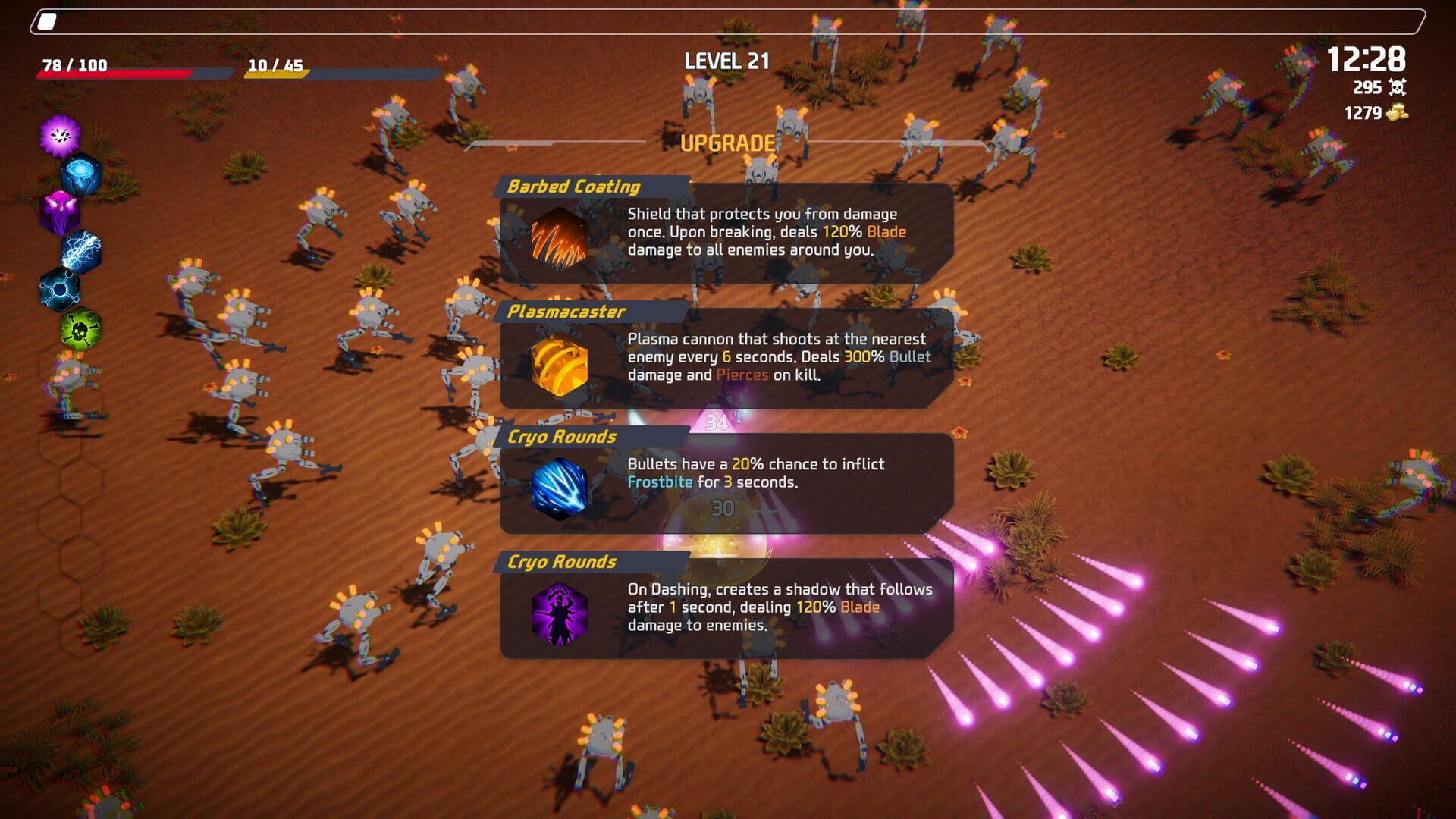 Neon Cyber Samurai - Screenshot