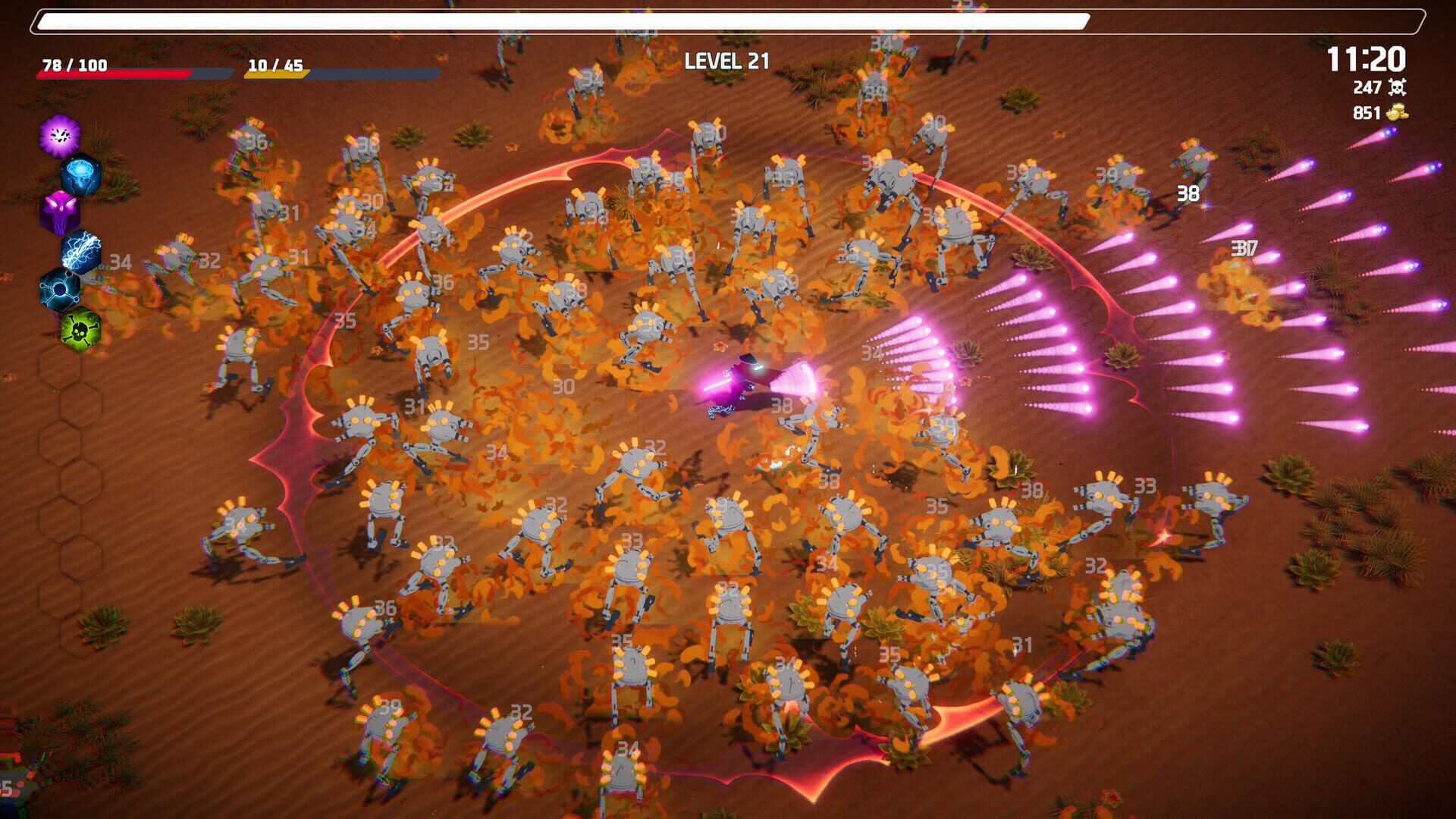 Neon Cyber Samurai - Screenshot