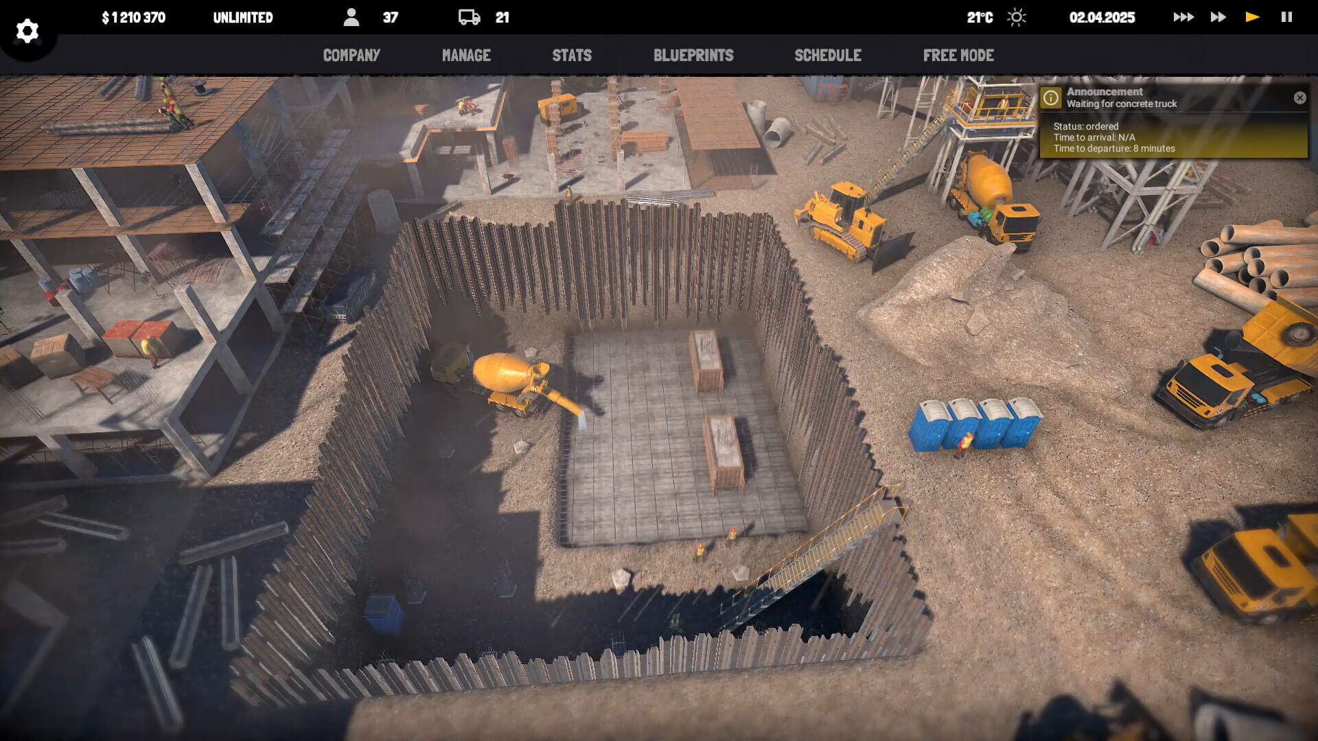 Construction Manager - Screenshot