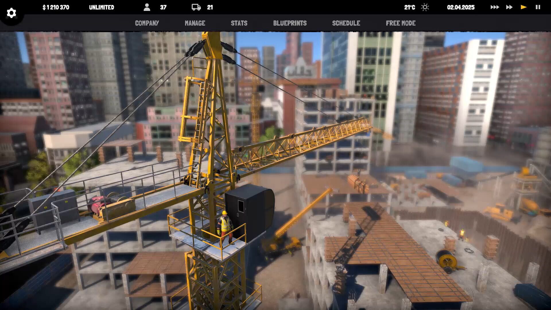 Construction Manager - Screenshot