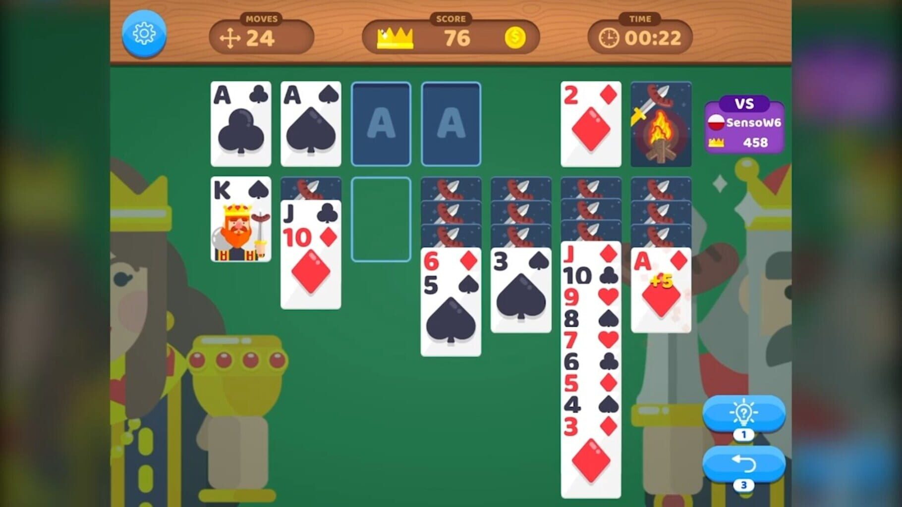 Solitaire Master VS screenshot