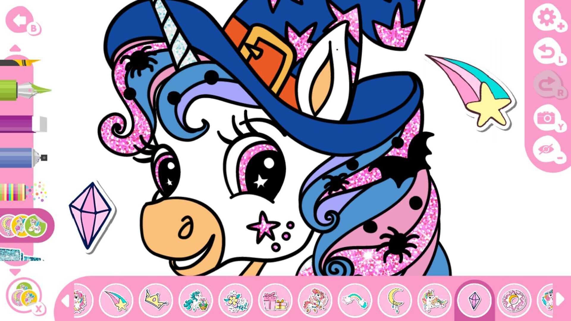 My Cute Unicorns: Coloring Book - Screenshot