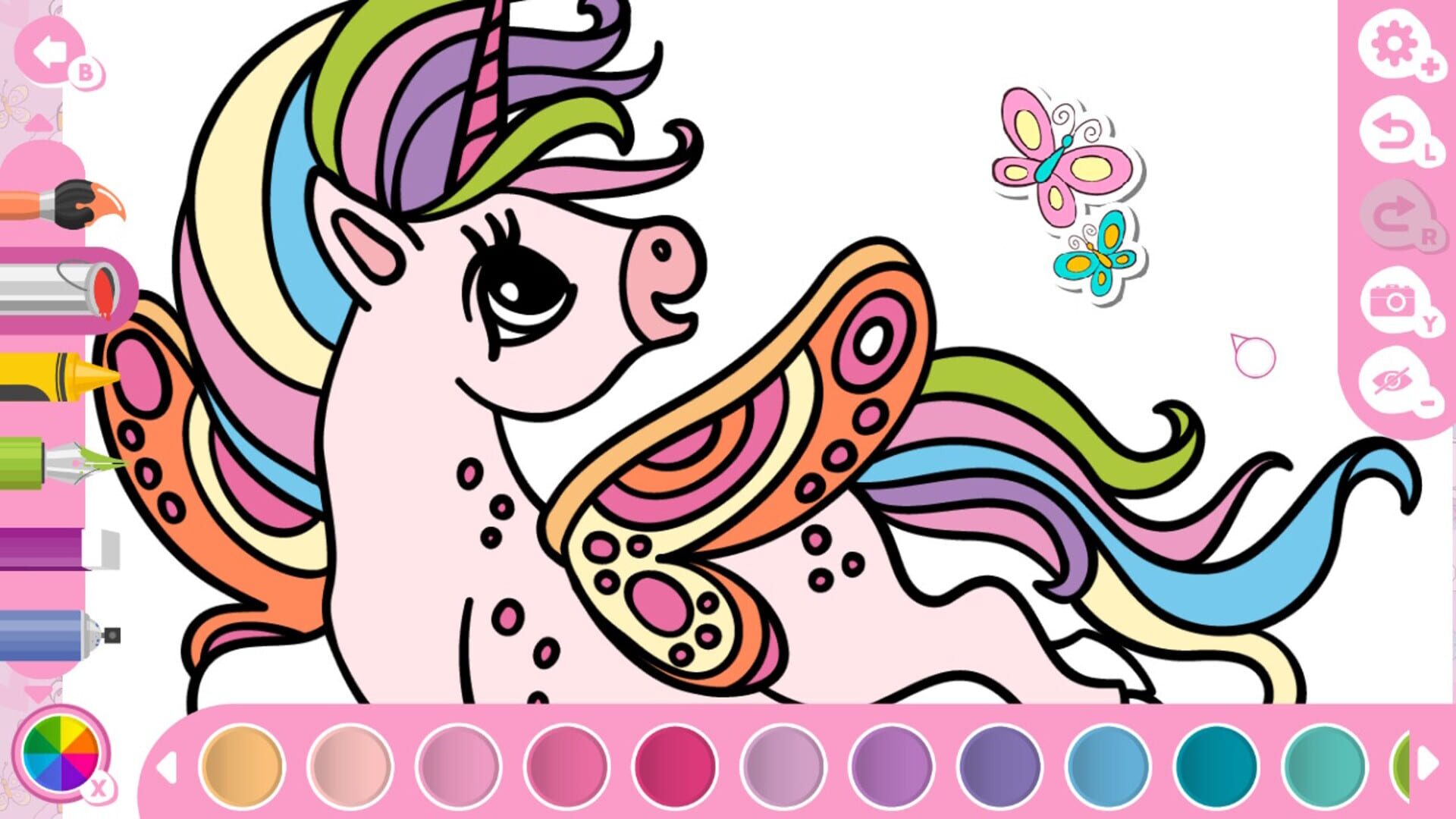 My Cute Unicorns: Coloring Book - Screenshot