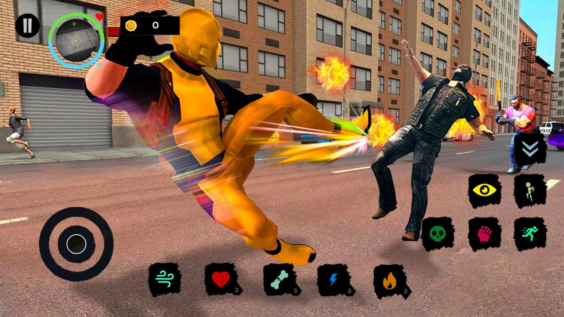 City Super Hero 3D: Flying Legend Warriors Deluxe Simulator - Screenshot