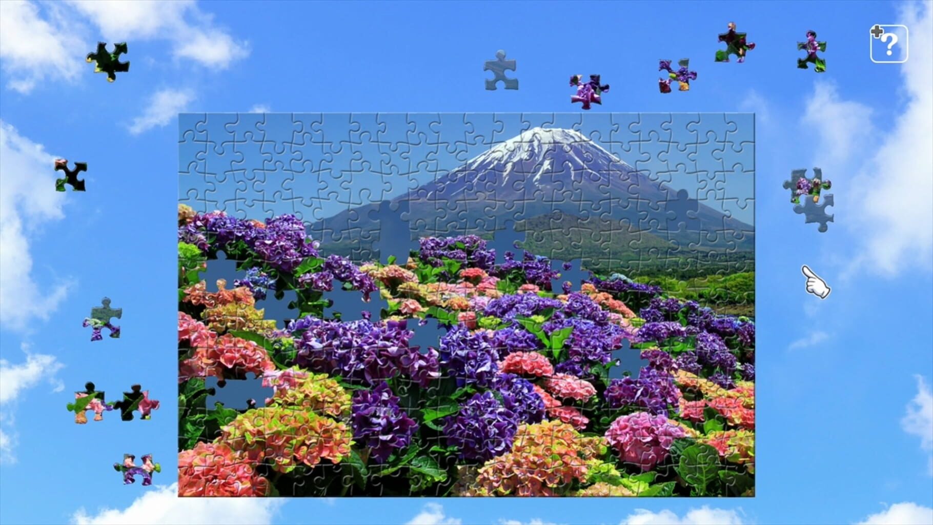 Jigsaw Masterpieces: Seasonal Flowers in Japan screenshot