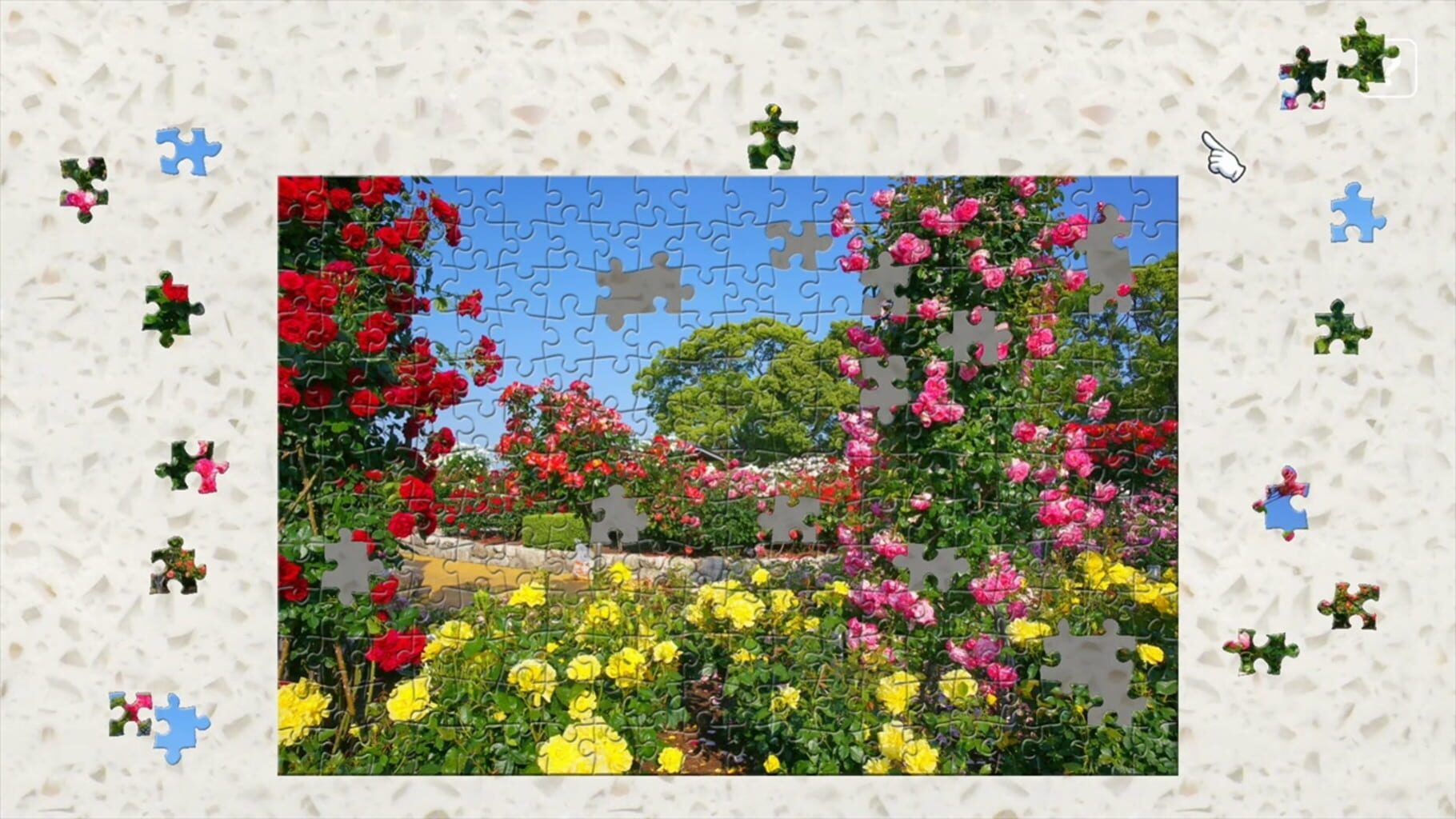Jigsaw Masterpieces: Seasonal Flowers in Japan screenshot