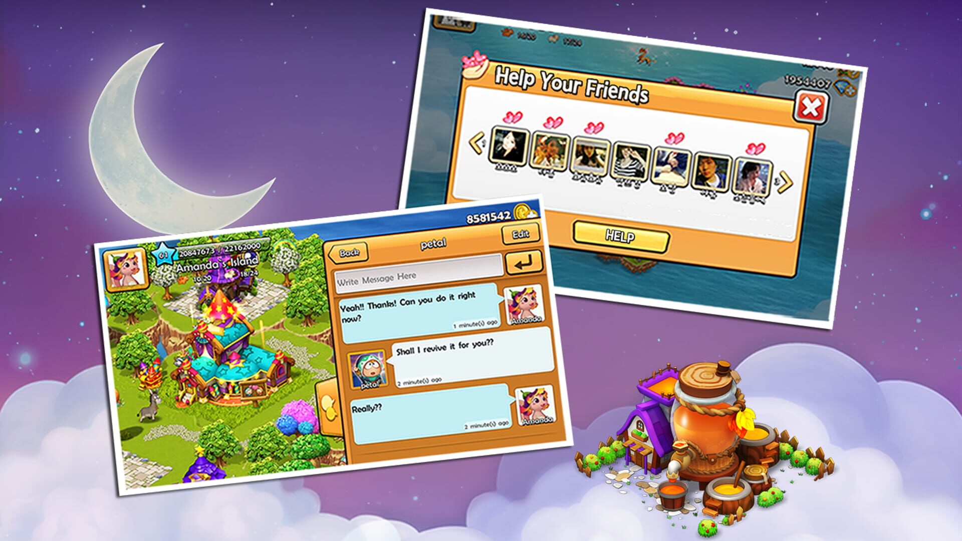 Dragon Friends: The Secret of Green Witch - Screenshot