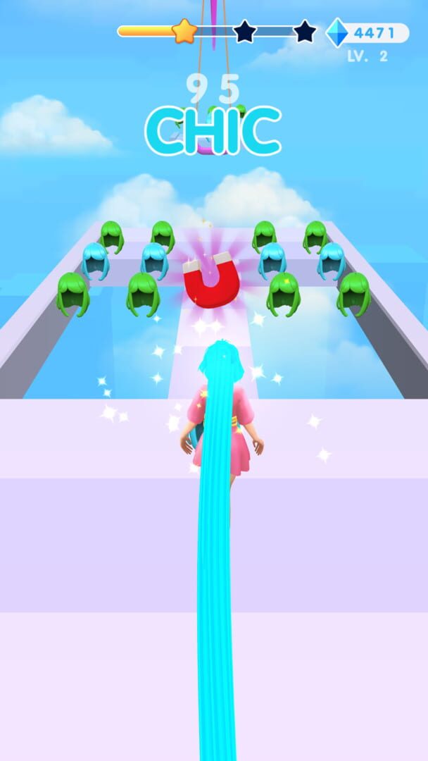 Dancing Hair: Music Race 3D - Screenshot
