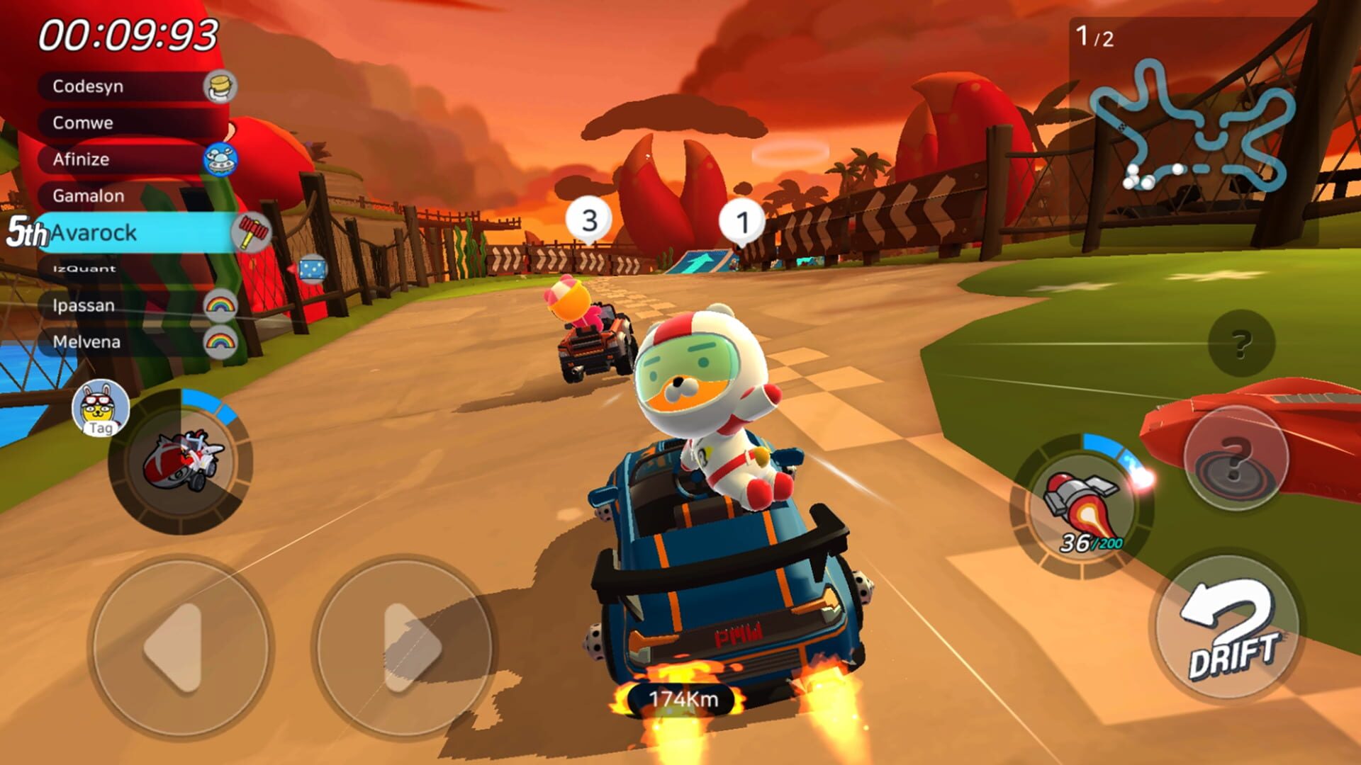 Friends Racing Duo - Screenshot