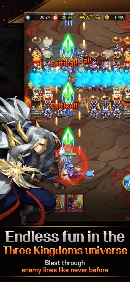 Hero Blaze: Three Kingdoms - Screenshot