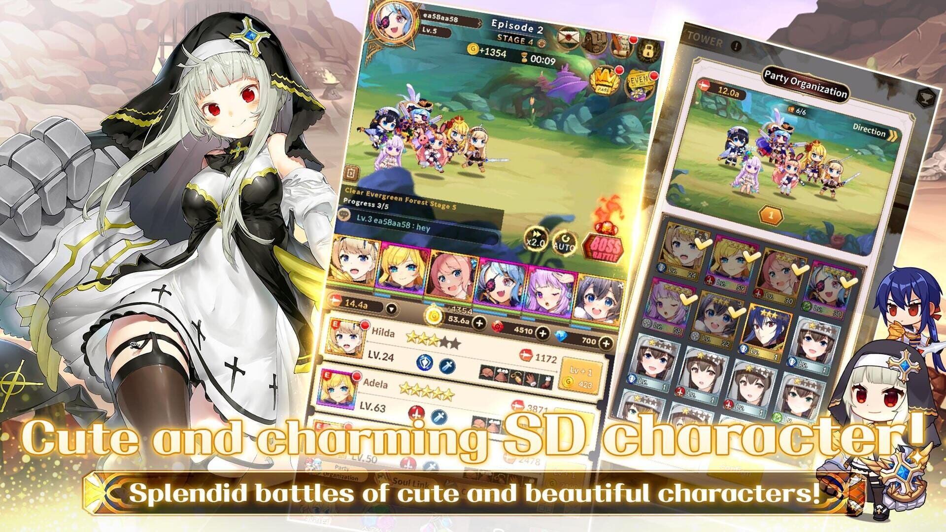 Merge Girls - Screenshot