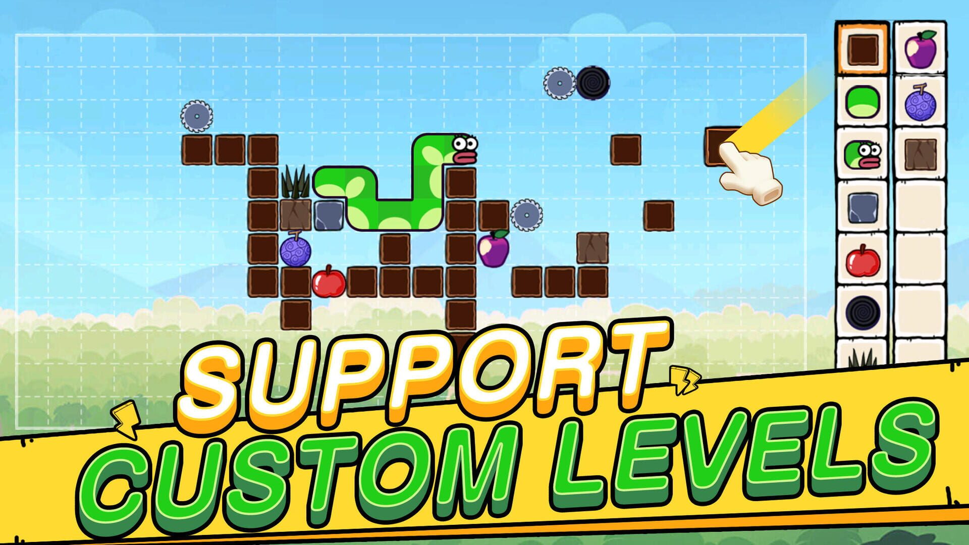 Greedy Apple Worm - Screenshot