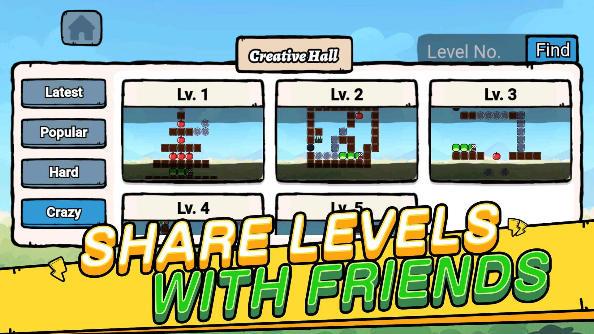 Greedy Apple Worm - Screenshot