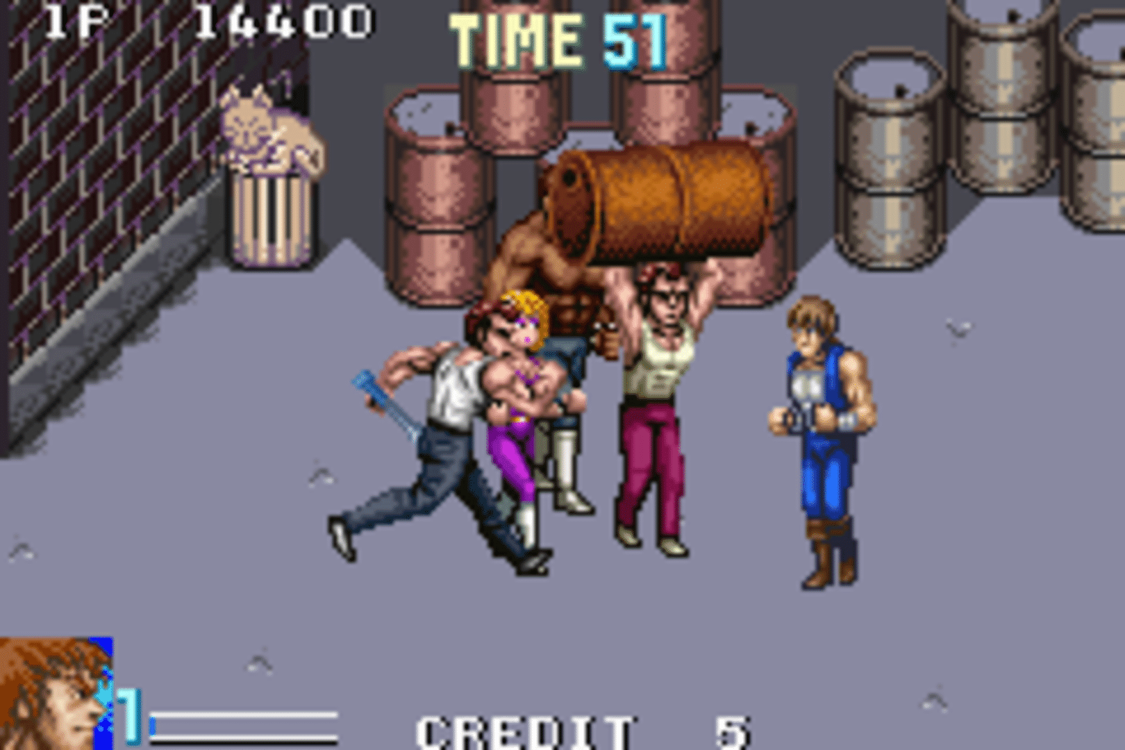 Double Dragon 4 (Unlicensed) (NES) Walkthrough 