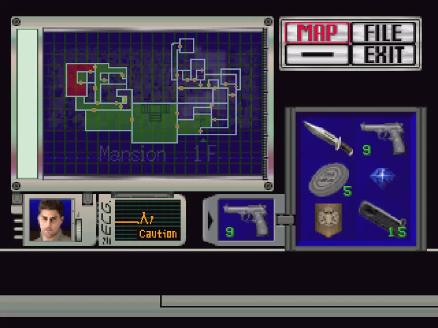 Captura de pantalla - Resident Evil