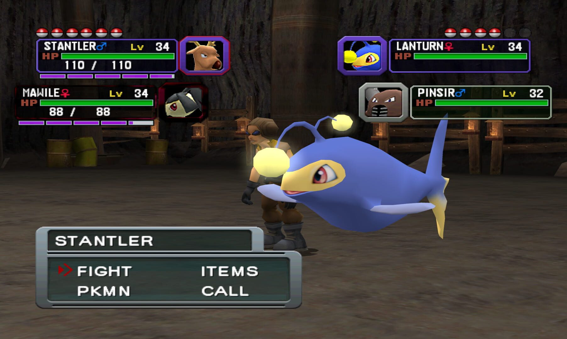 Captura de pantalla - Pokémon Grand Colosseum