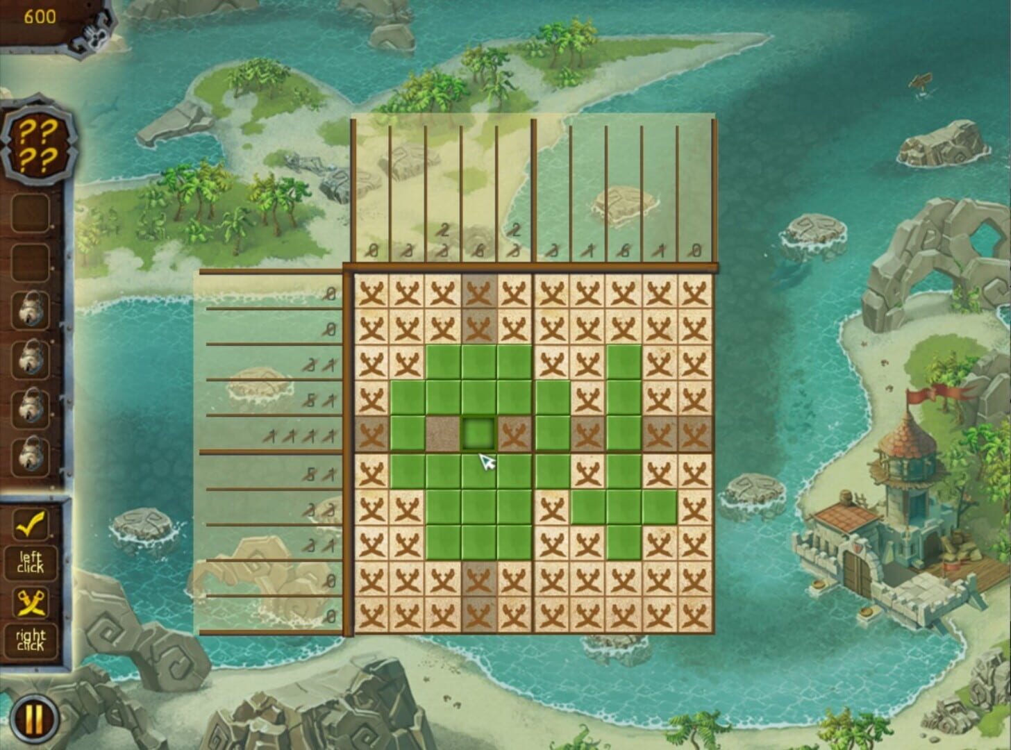 Fill & Cross: Pirate Riddles 3