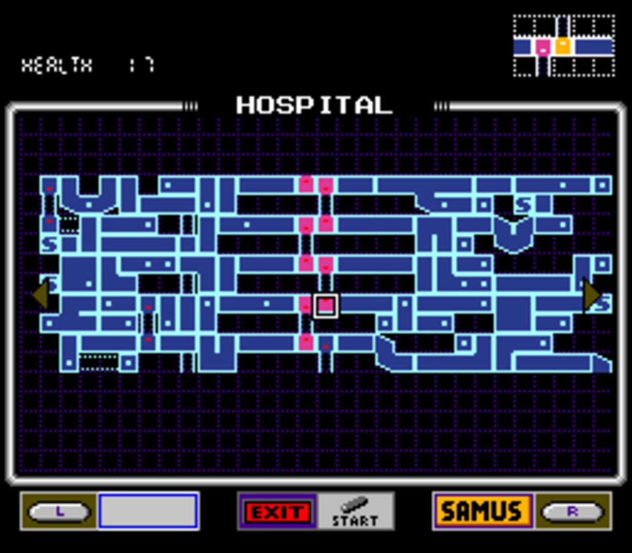 Captura de pantalla - Super Metroid: Darkholme Hospital