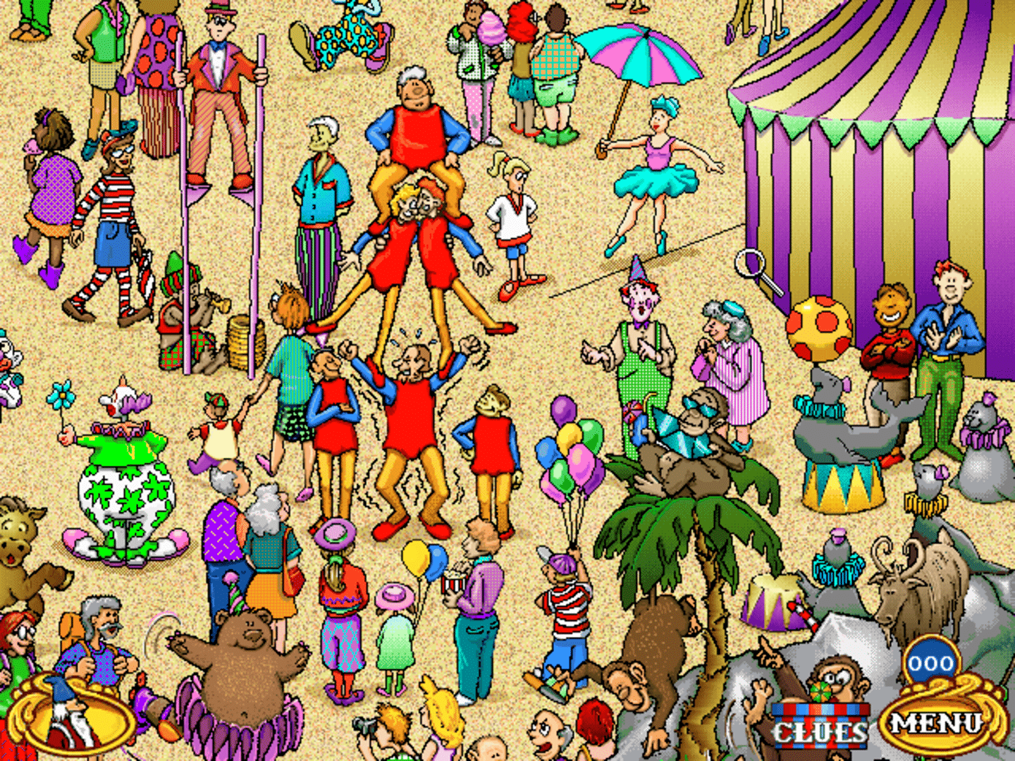 Where's Waldo at the Circus screenshot