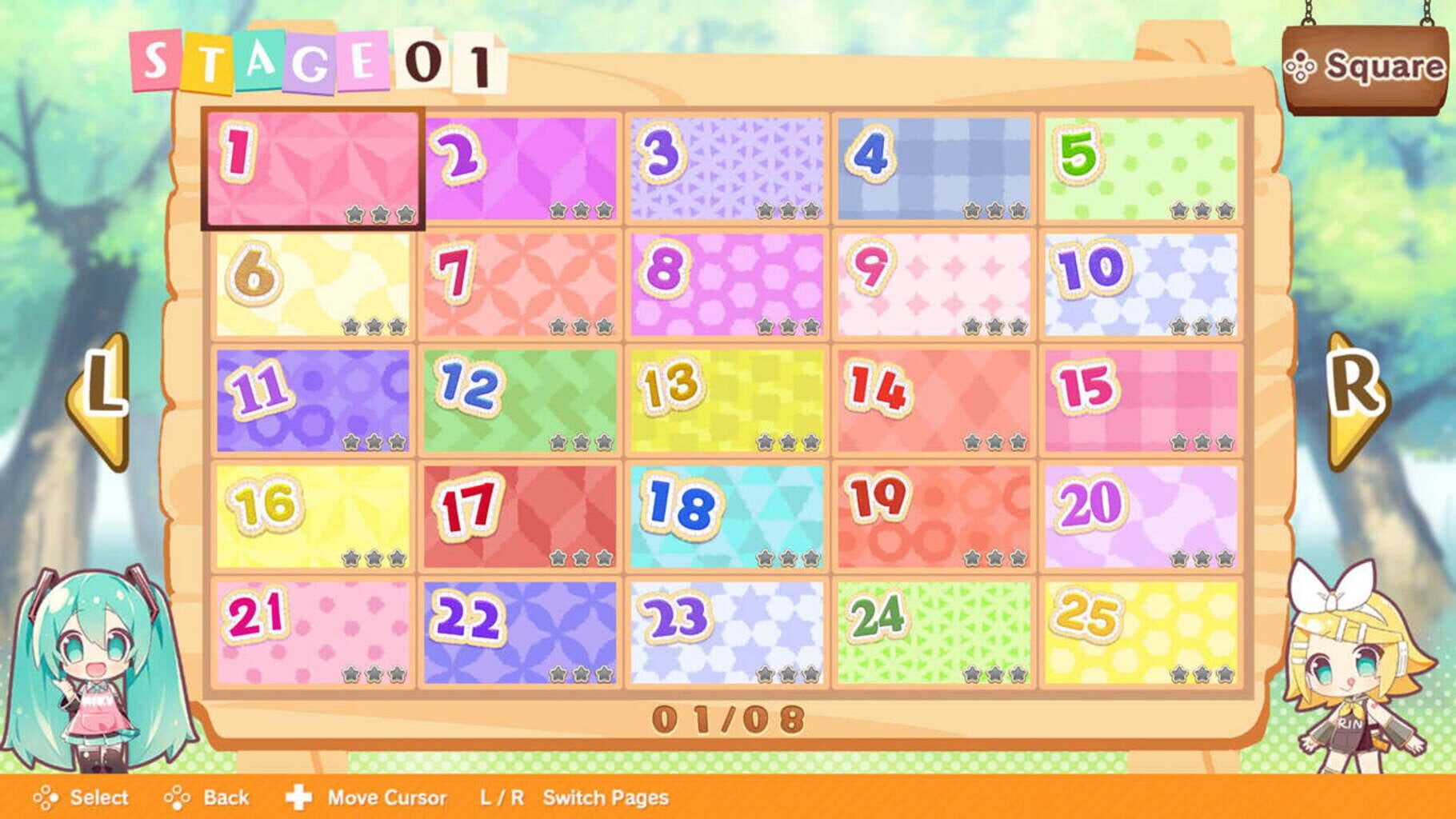 Hatsune Miku Connecting Puzzle Tamagotori: Snow Miku 2022 screenshot