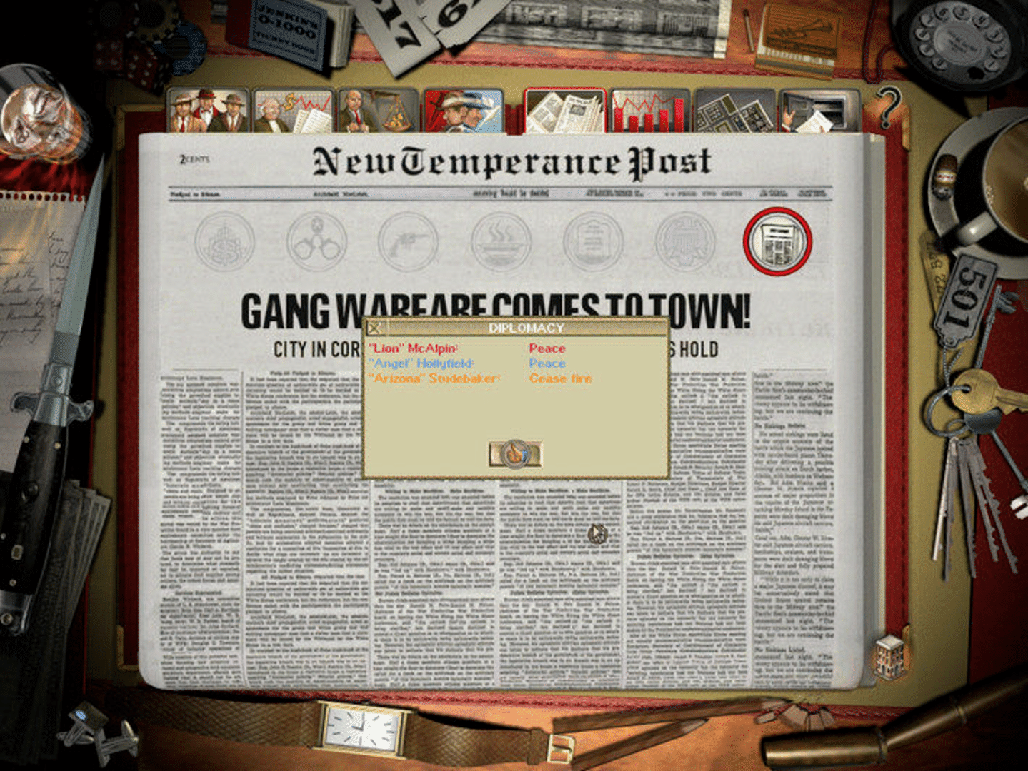 Gangsters: Organized Crime screenshot