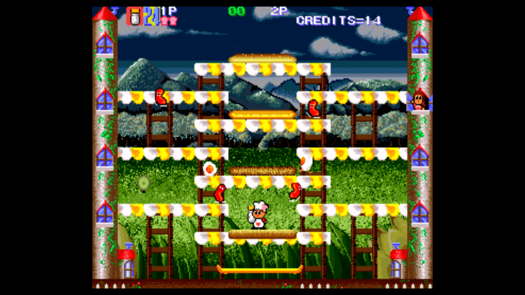 Johnny Turbo's Arcade: Super Burger Time screenshot