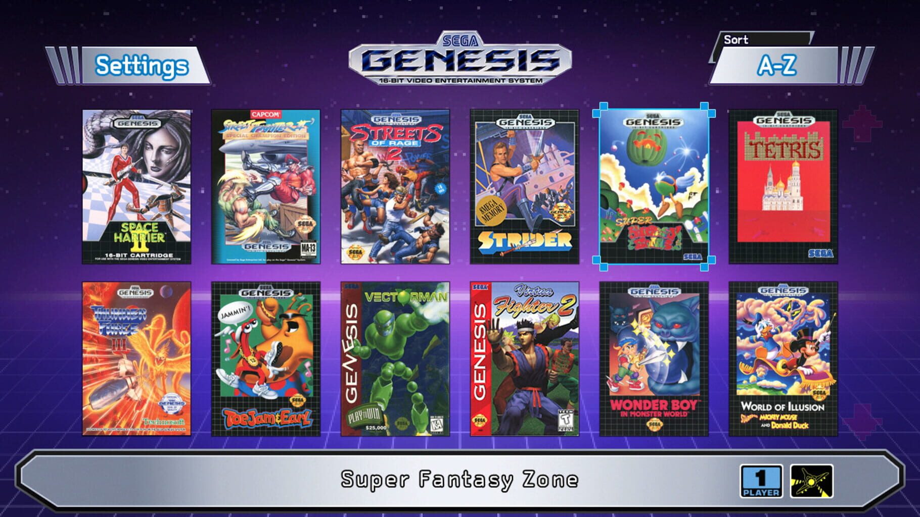 Captura de pantalla - Sega Genesis Mini