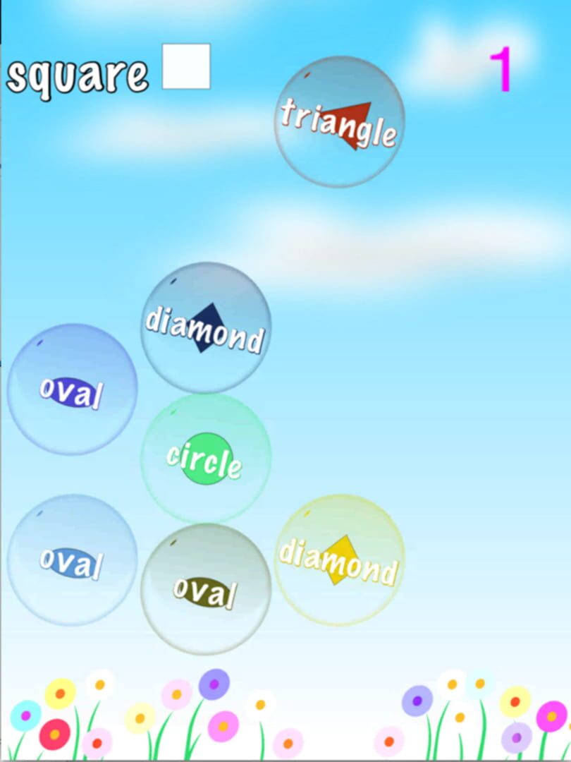 Bubble Pop Letters & Shapes - Screenshot