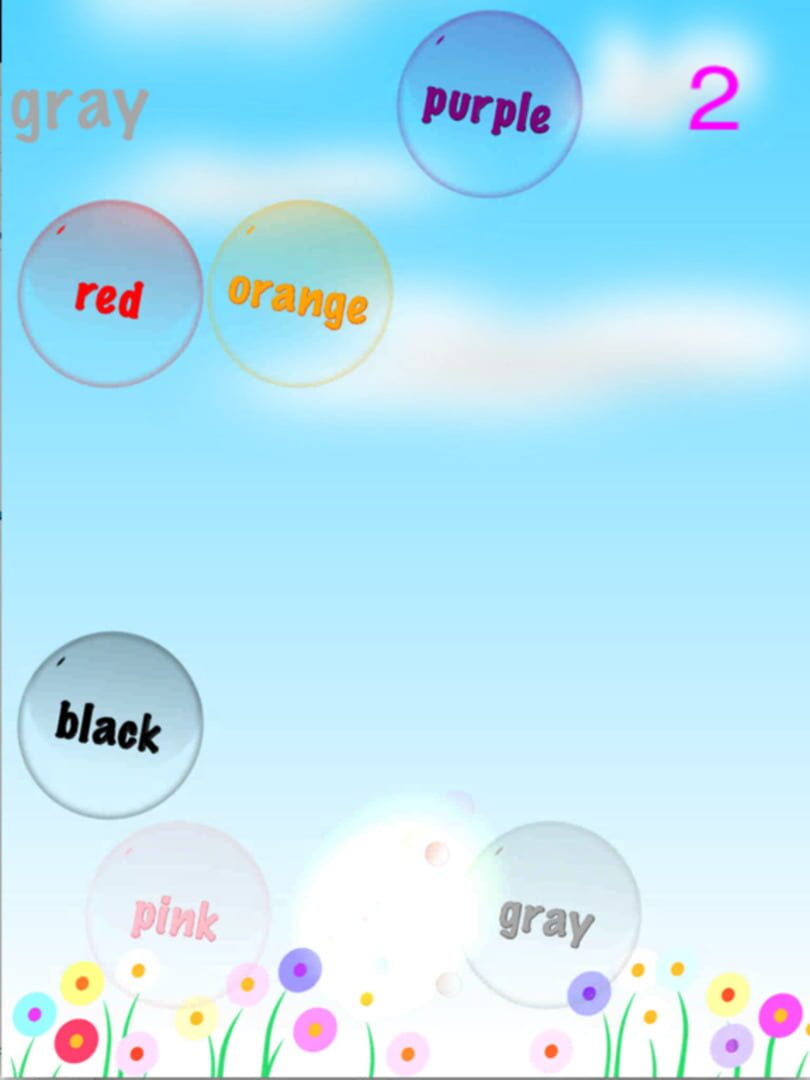 Bubble Pop Letters & Shapes - Screenshot