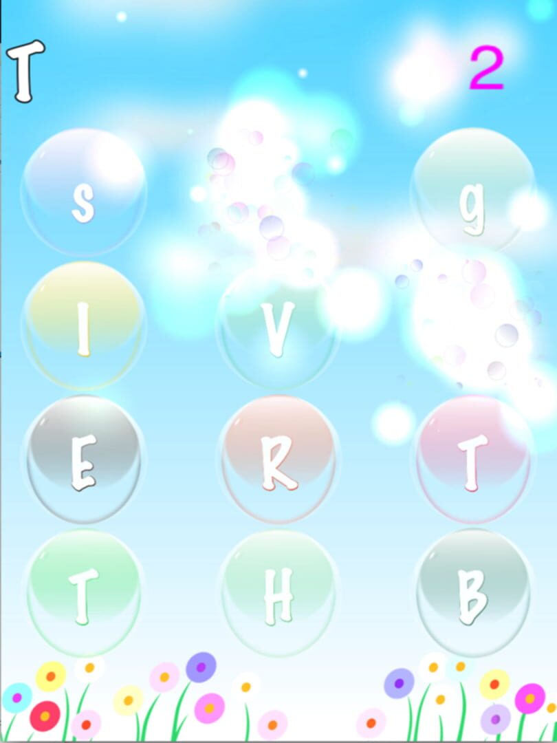 Bubble Pop Letters & Shapes - Screenshot