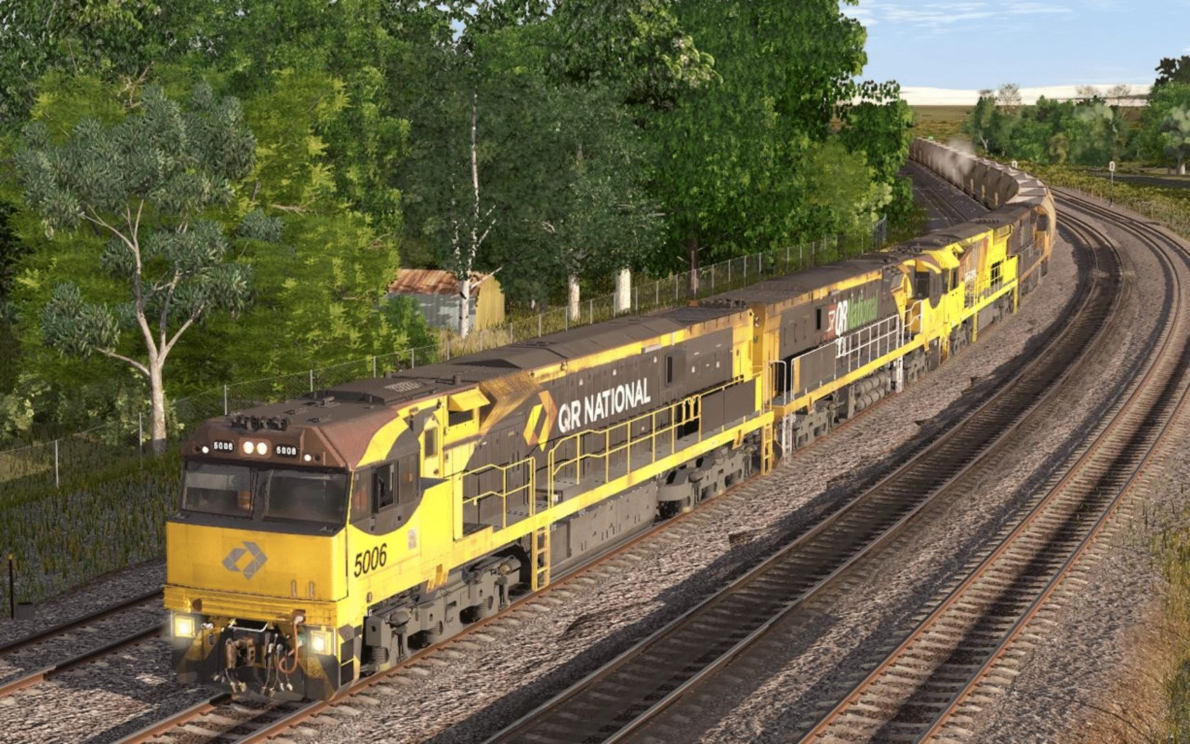 Trainz Railroad Simulator 2019: QR National GE C44aci screenshot