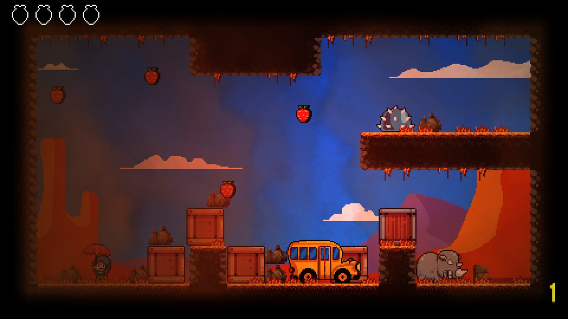 Flying Umbrella - Screenshot