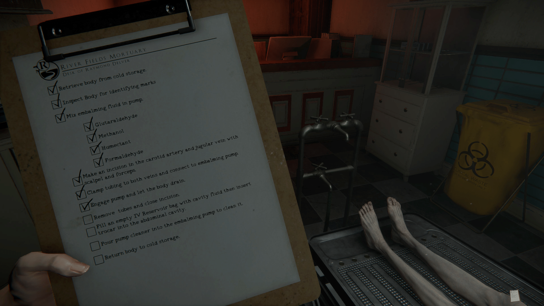 The Mortuary Assistant screenshot