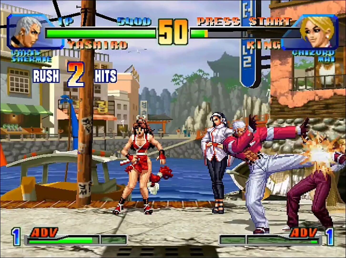 Captura de pantalla - The King of Fighters: Dream Match 1999