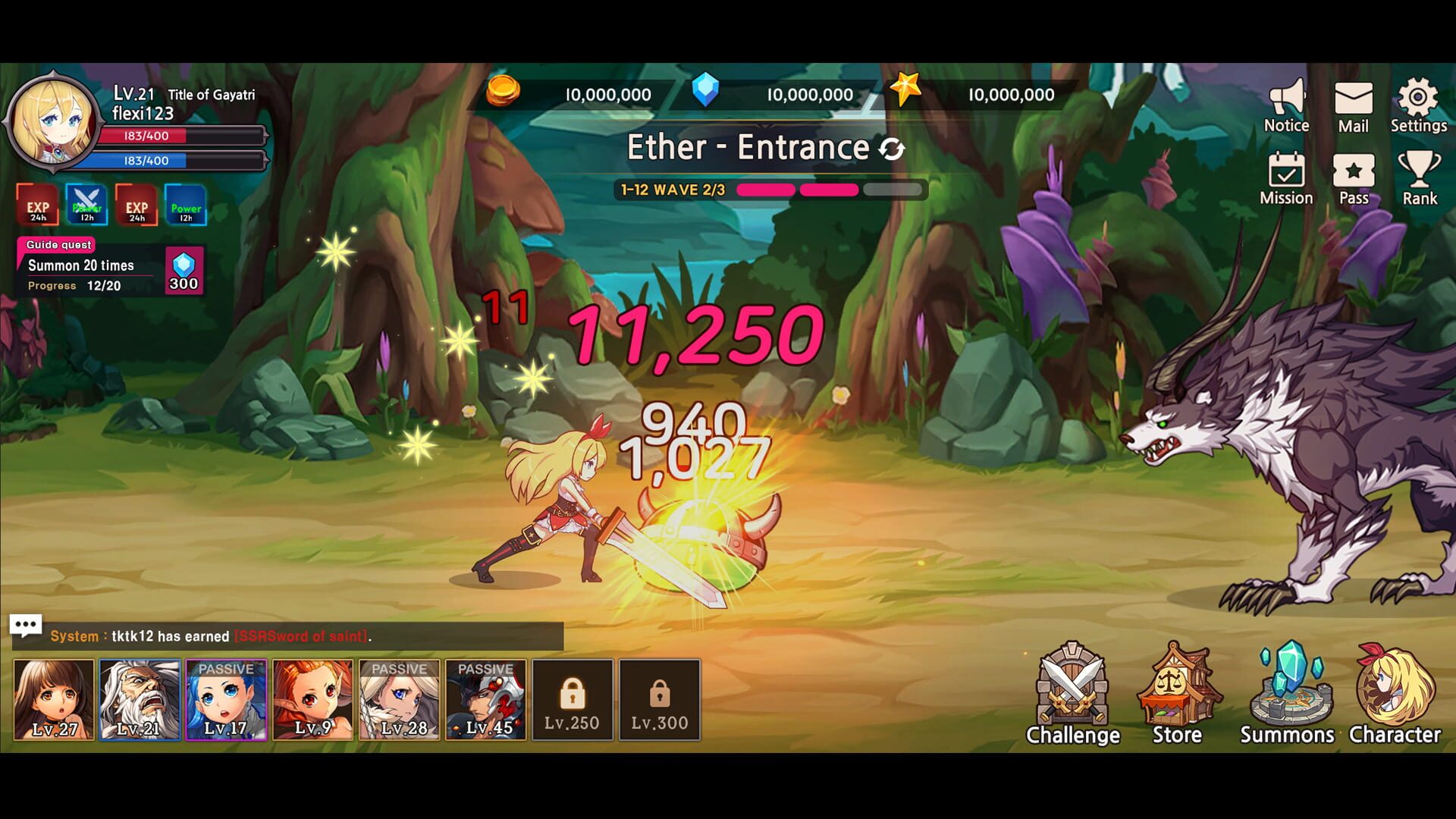 Blade Girl: Idle RPG - Screenshot