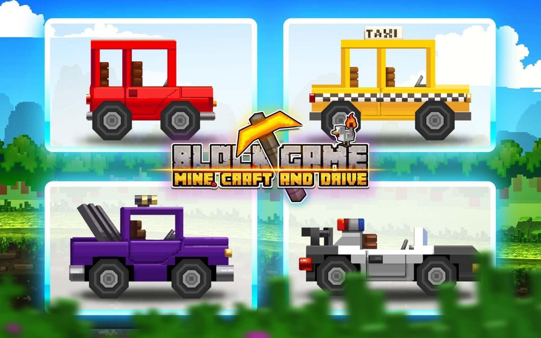 Block Game: Mine, Craft and Drive - Screenshot