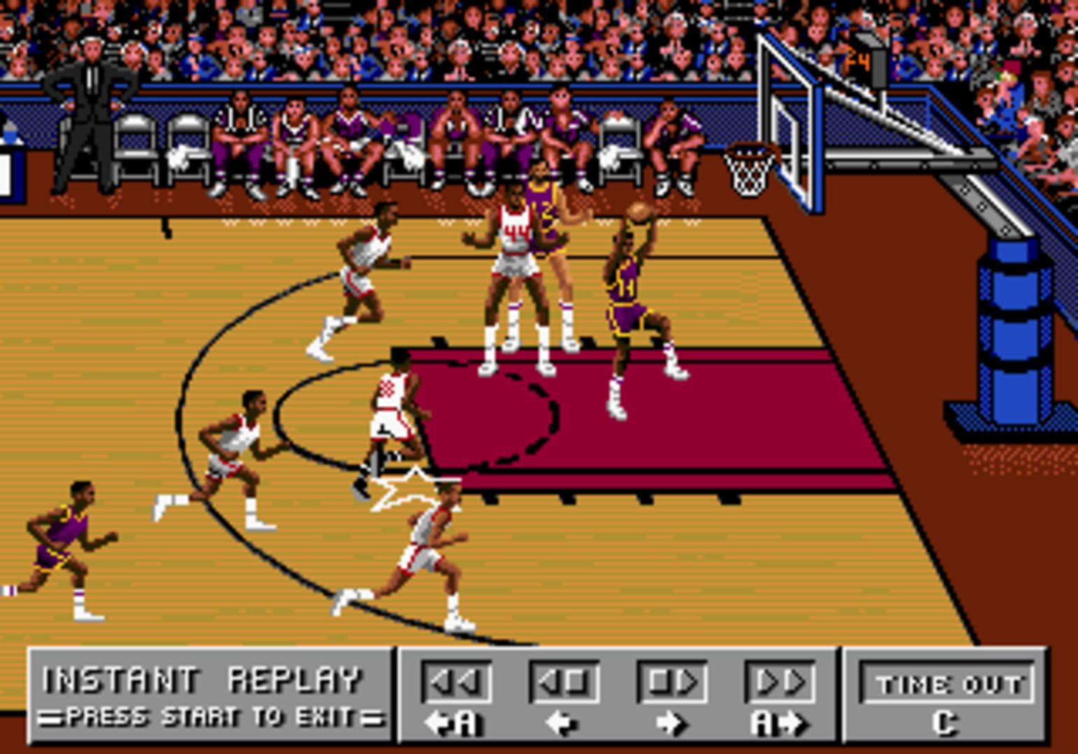 Captura de pantalla - Bulls vs Lakers and the NBA Playoffs