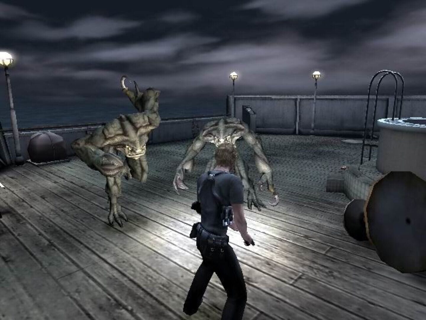 Игра зомби на корабле. Resident Evil 4 PLAYSTATION 1.
