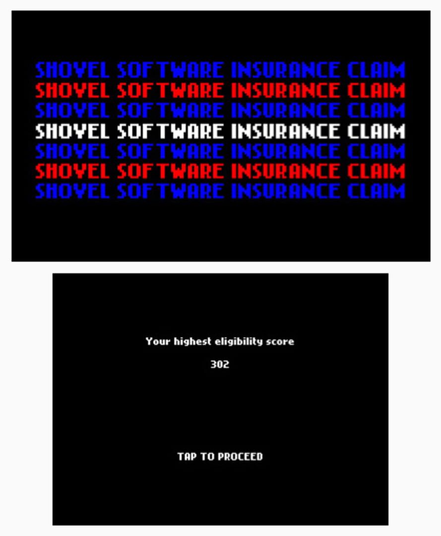 Shovel Software Insurance Claim - Screenshot