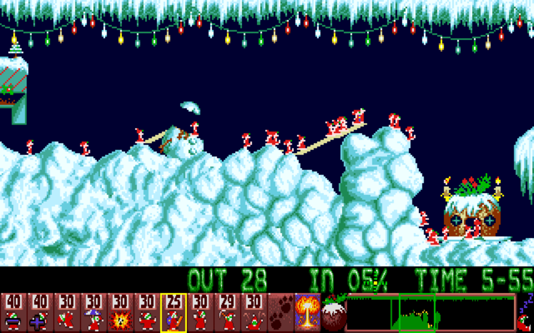 Holiday Lemmings screenshot