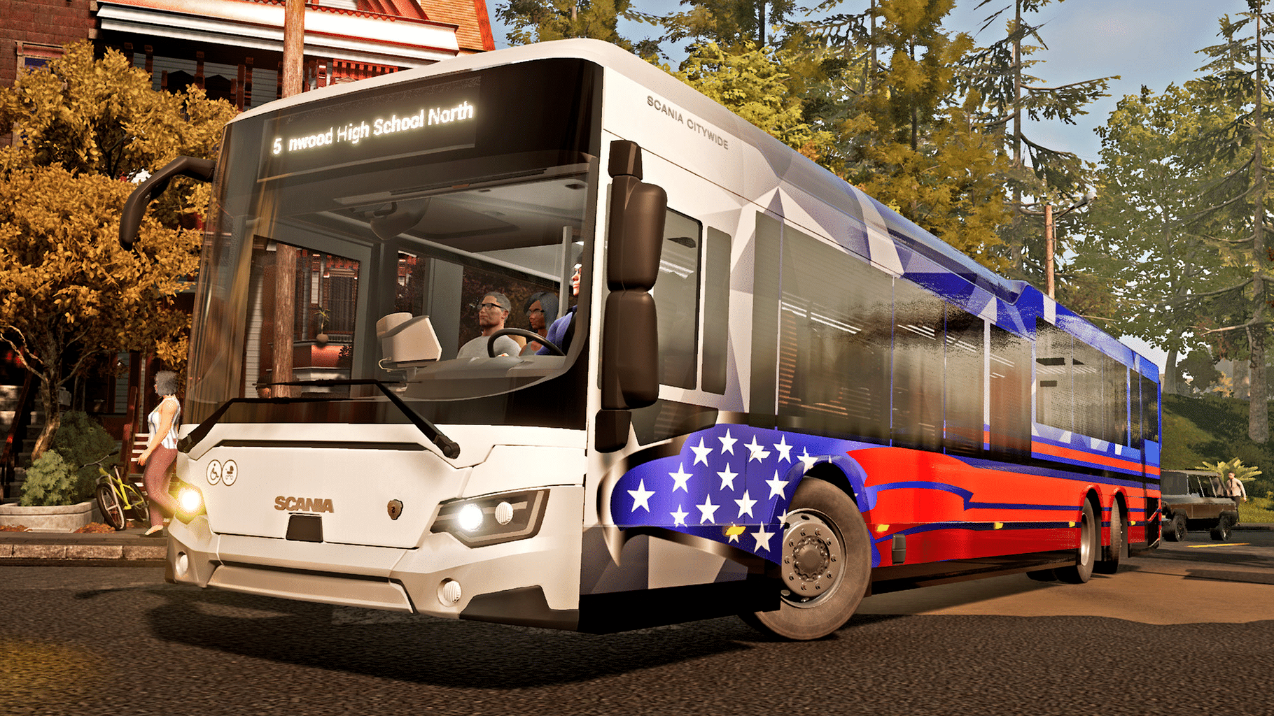 Bus Simulator 21: USA Skin Pack screenshot