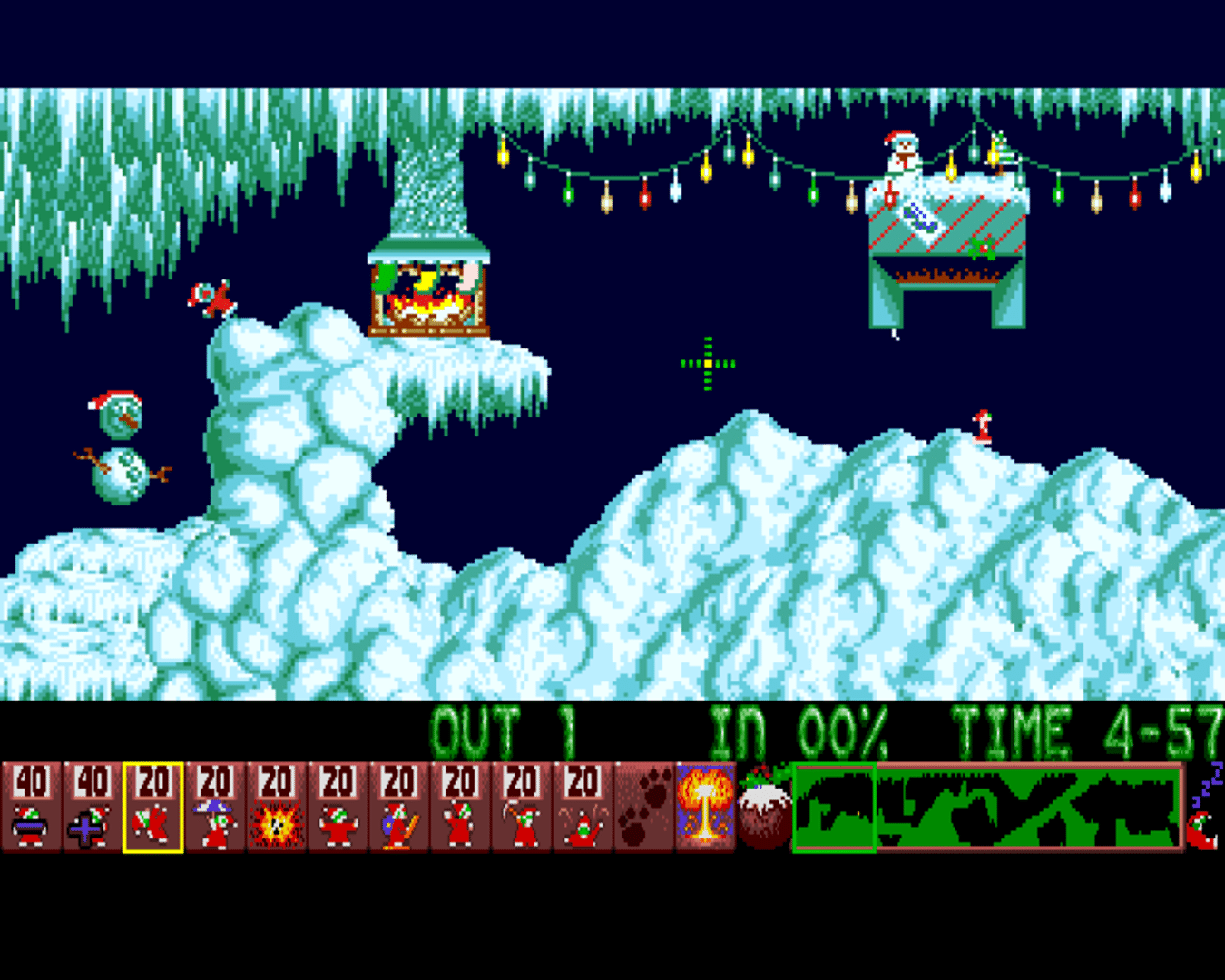 Xmas Lemmings screenshot